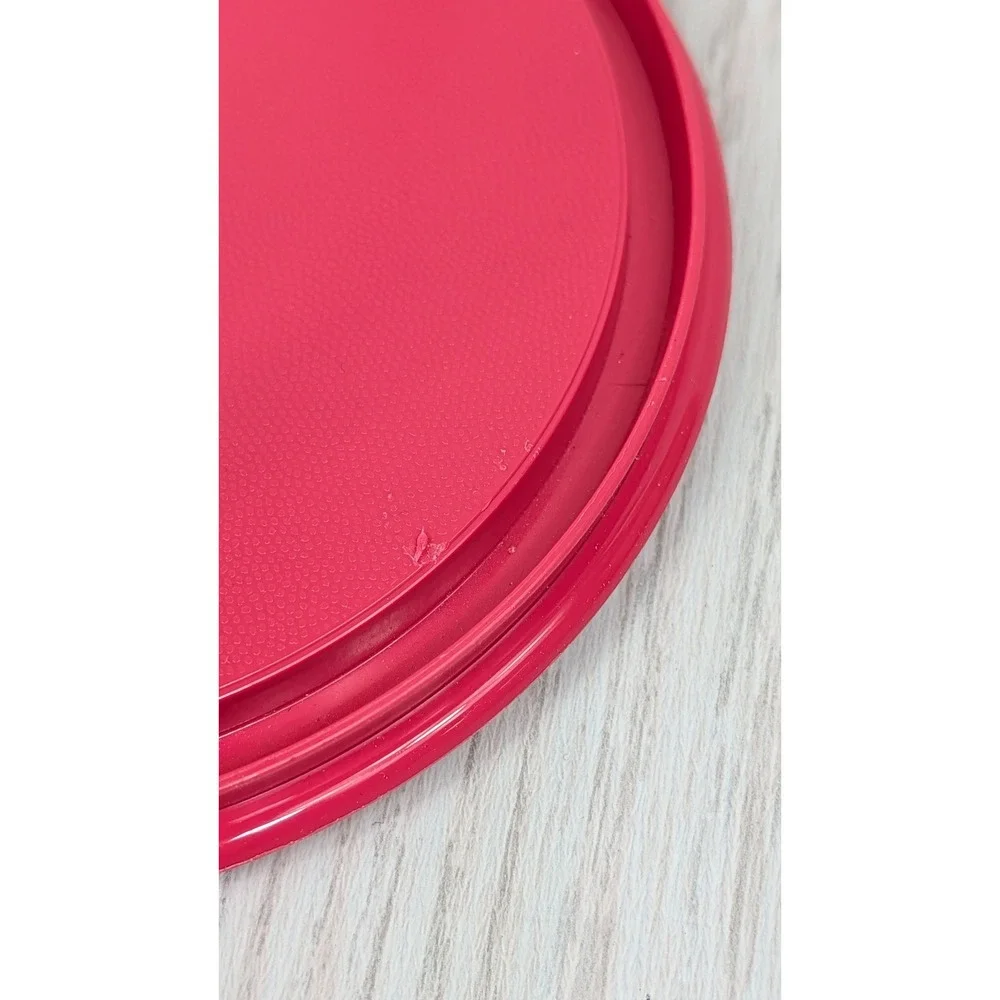 Tupperware tuppertoys toy cake carrier replacement red handle and base plate